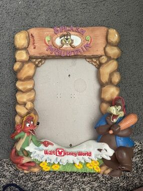 Walt Disney World Vintage Splash Mountain Photo Frame - Colorful Character Frame